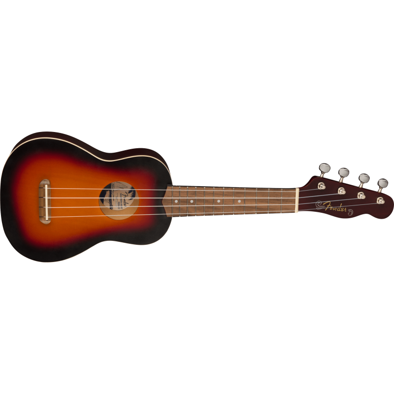 FENDER Venice Soprano Ukulele 2-Color Sunburst - vai con la sigla