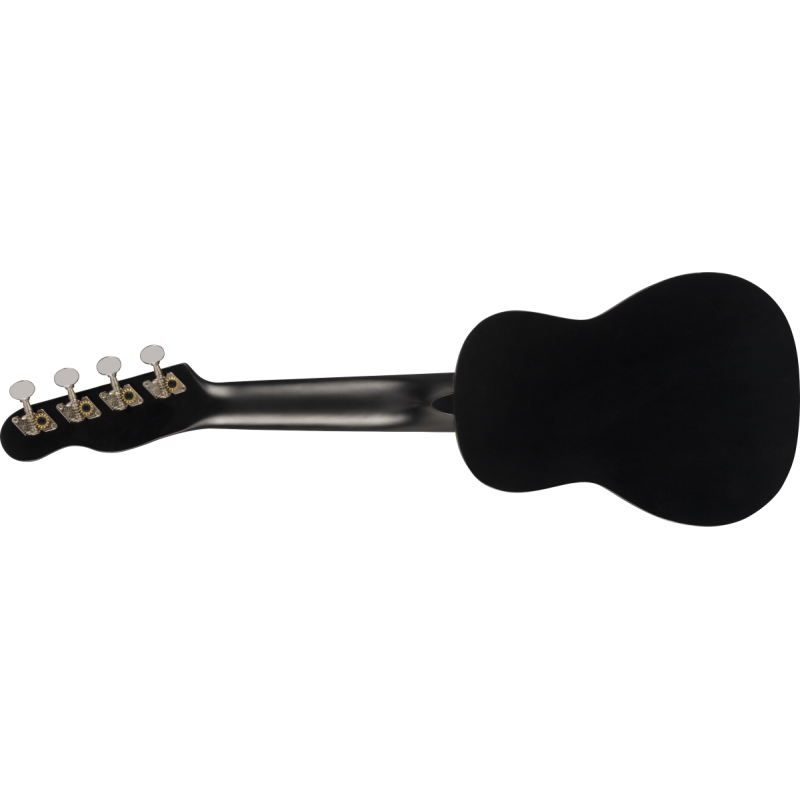 FENDER  Venice Soprano Uke, Walnut Fingerboard, Black - vai con la sigla