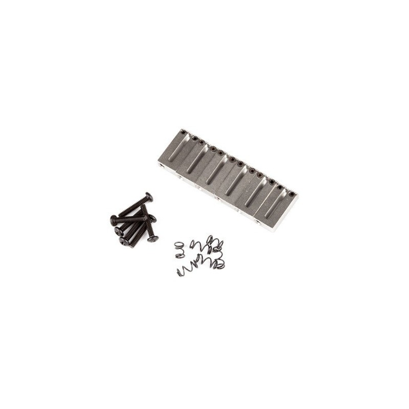 FENDER Amercian Series Guitar Bridge Sections (6 Saddles) (Satin) - vaiconlasigla