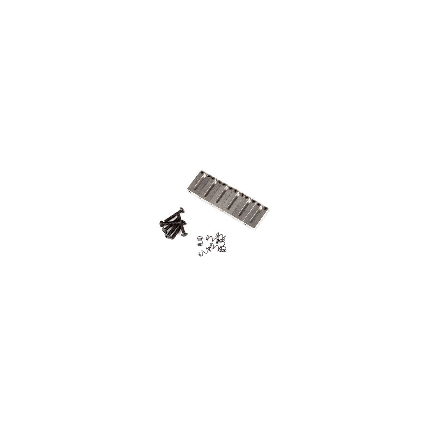 FENDER Amercian Series Guitar Bridge Sections (6 Saddles) (Satin) - vaiconlasigla