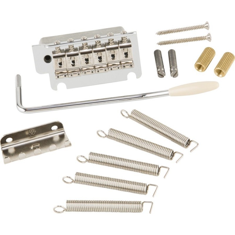 FENDER Deluxe Series 2-Point Tremolo Assembly, Chrome - vai con la sigla