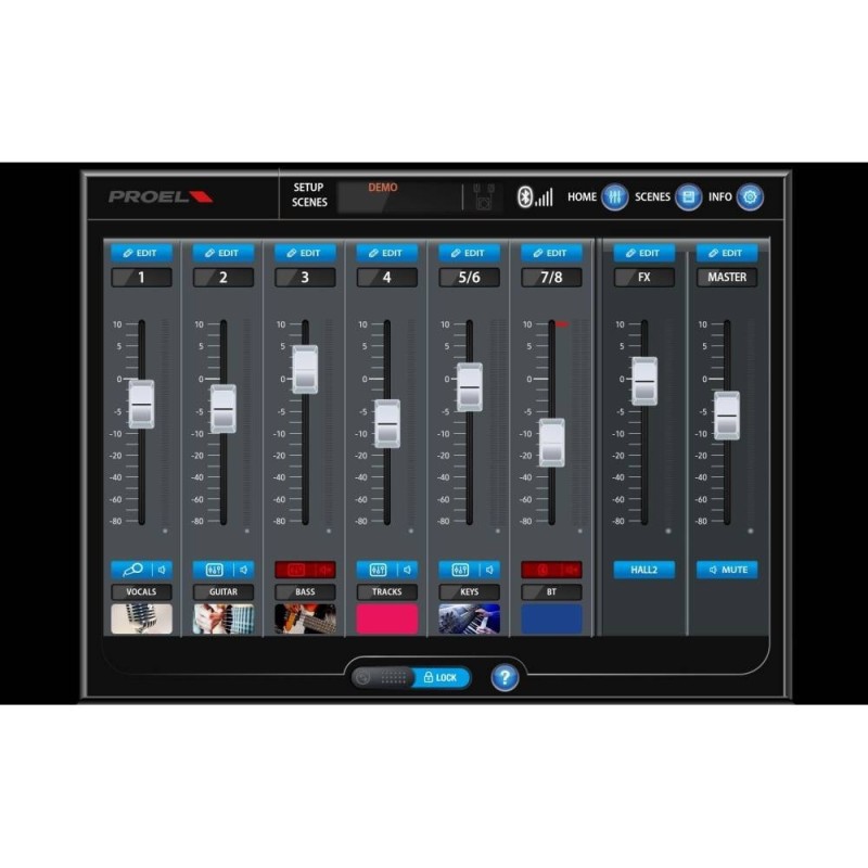 Proel Session700 sistema audio a colonna a 3 canali - vai con la sigla
