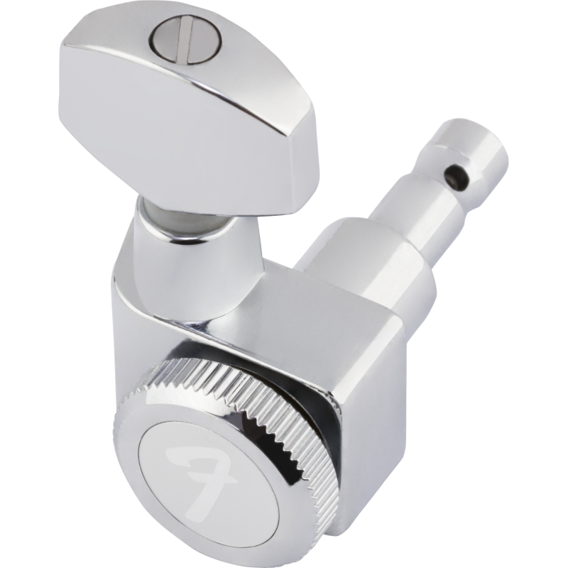 FENDER Locking Stratocaster/Telecaster Staggered Tuning Machines (Polished Chrome) (6) - vai con la sigla