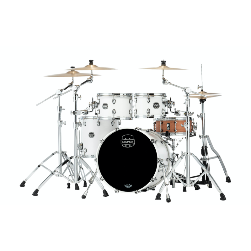 MAPEX IT SR504XRM SATURN NEW FUSION 4 PEZZI SATIN WHITE