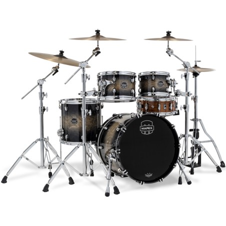 MAPEX IT SR504XZXG DRUM SET SATURN VI BLACK INK BURST