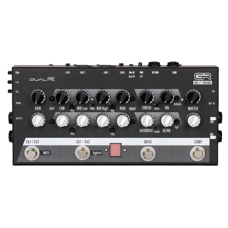 GRBass Dualpre preamp - vai con la sigla