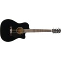 FENDER CC-60SCE Concert, Walnut Fingerboard, Black - vai con la sigla
