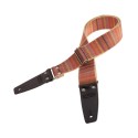 Magrabò Tracolla Stripe SC Retrò Mexico 5 cm terminali Nero fibbia Argento - vai con la sigla