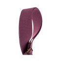 Magrabò Tracolla Stripe SC Entry Prugna 5 cm terminali Marrone Scuro fibbia Ottone - vai con la sigla