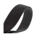 Magrabò Tracolla Stripe SC Entry Olded Nero 5 cm terminali Embossed Flores Bordeaux fibbia Argento Antico - vai con la s