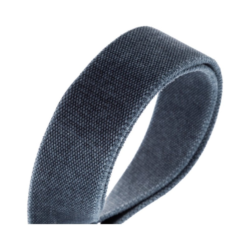 Magrabò Tracolla Stripe SS Cotton Washed Blu 5 cm Terminali Rosa Blu, fibbia Recta Argento - vai con la sigla