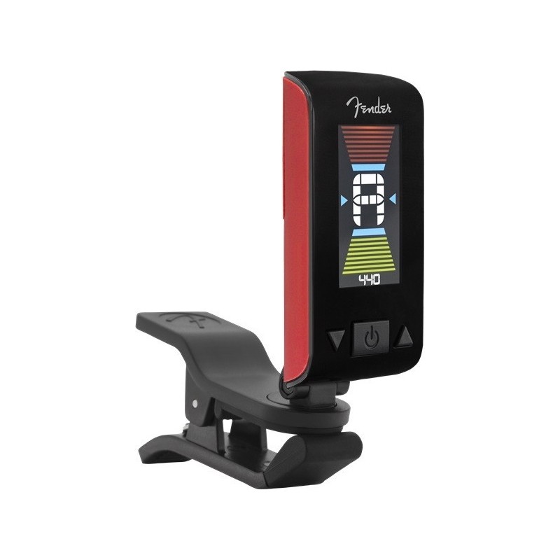 FENDER Original Tuner, Fiesta Red, accordatore a clip cromatico - vai con la sigla