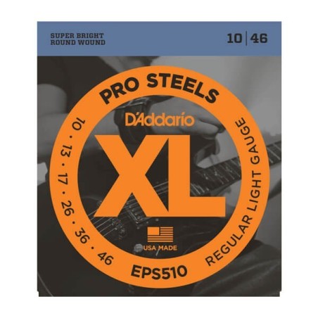 D'ADDARIO EPS510 ProSteels, Regular Light, 10-46 - vai con la sigla