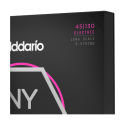 D'ADDARIO NYXL45130, Set Long Scale, Regular Light 5-String, 45-130