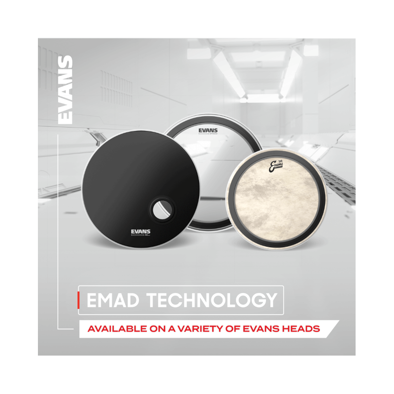 EVANS BD20REMAD Pelle risonante REMAD per grancassa, 20 "
