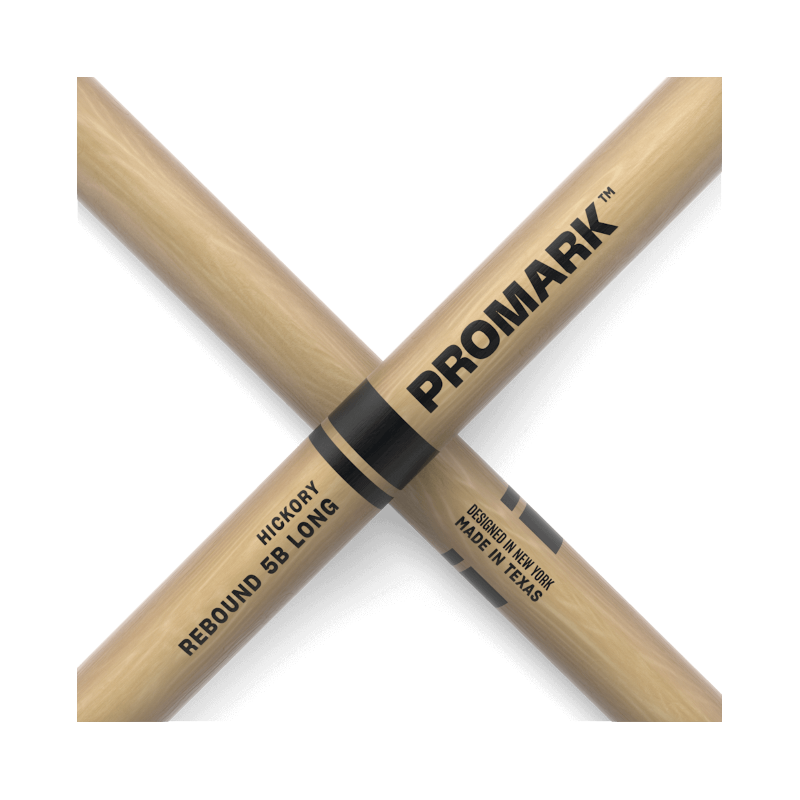 PROMARK Bacchette Rebound 5B Long in noce americano, punta acorn in legno