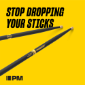 PROMARK Bacchette Rebound 5B ActiveGrip in noce americano, punta acorn in legno