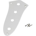 FENDER Jazz Bass® Control Plate, 4-Hole (Chrome) - vaiconlasigla