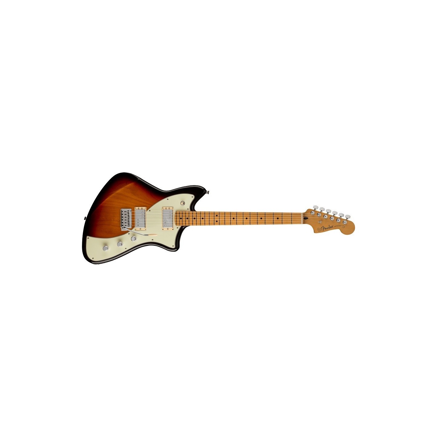 FENDER Player Plus Meteora® HH, Maple Fingerboard, 3-Color Sunburst - vai con la sigla
