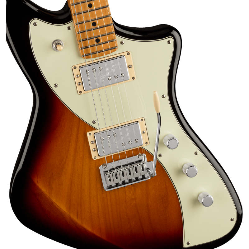 FENDER Player Plus Meteora® HH, Maple Fingerboard, 3-Color Sunburst - vaiconlasigla