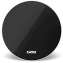 EVANS BD20RB-NP, Pelle risonante EQ3 per grancassa, 20 ", senza foro, colore nero - vaiconlasigla