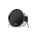 EVANS BD20RB-NP, Pelle risonante EQ3 per grancassa, 20 ", senza foro, colore nero - vai con la sigla