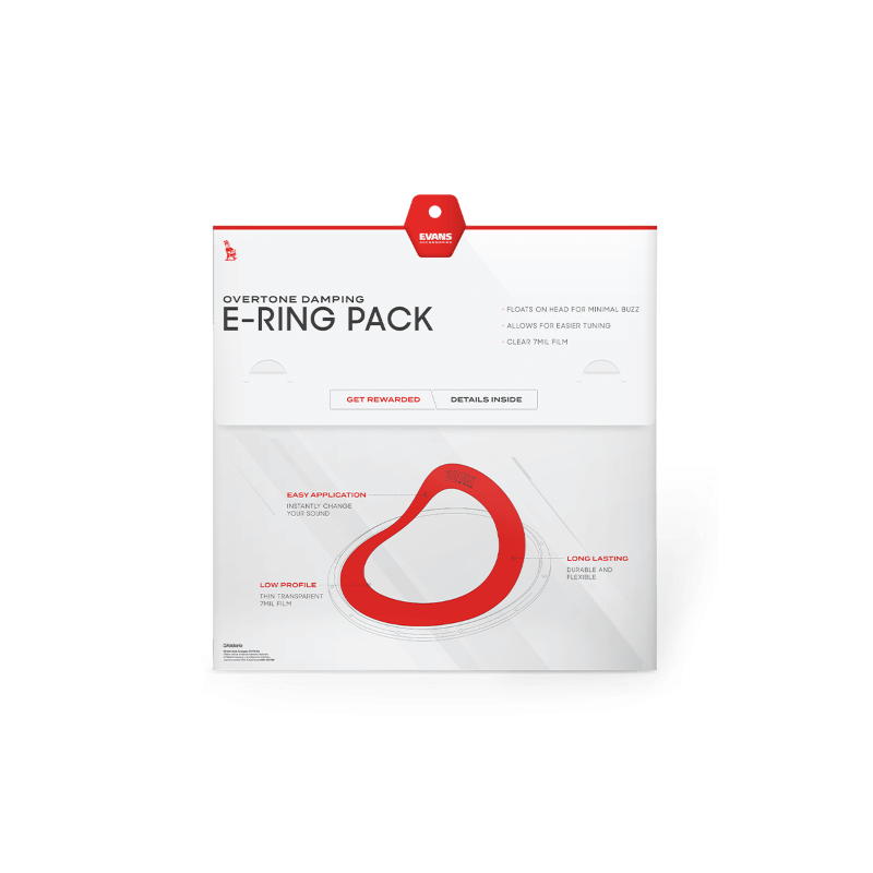 EVANS ER-STANDARD, E-Rings, Sordine ad anello Evans, Standard kit - vaiconlasigla