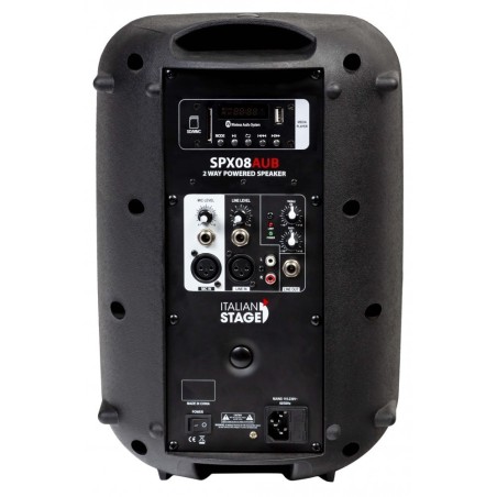 ITALIAN STAGE IS SPX08AUB, diffusore attivo 300w con multimedia player - vai con la sigla