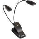 PROEL MSLL06, Lampada a LED per leggio con doppio flessibile - vai con la sigla