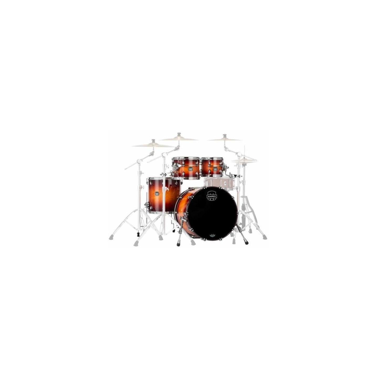 MAPEX SE529XBPO SATURN EVOLUTION BIRCH ROCK 4 PEZZI EXOTIC SUNBURST - vai con la sigla