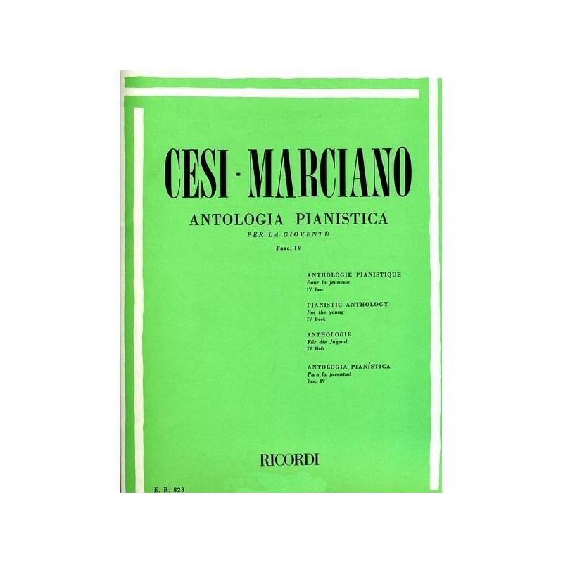 CESI-MARCIANO Antologia pianistica per la gioventù (fasc. 4) - vaiconlasigla