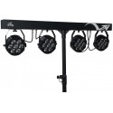 SAGITTER LED KIT HP 7 BAT barra con 4 proiettori a batteria - vai con la sigla