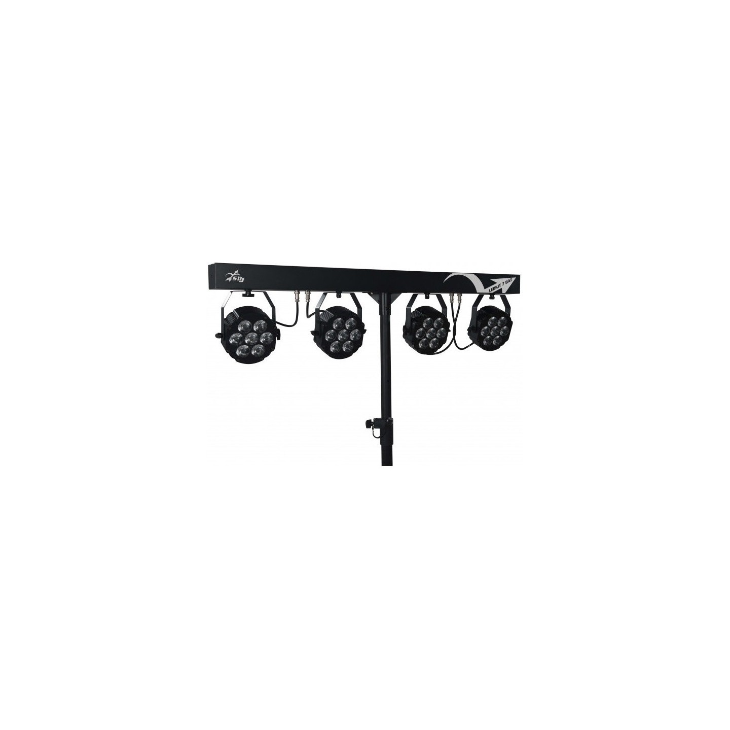 SAGITTER LED KIT HP 7 BAT barra con 4 proiettori a batteria - vai con la sigla