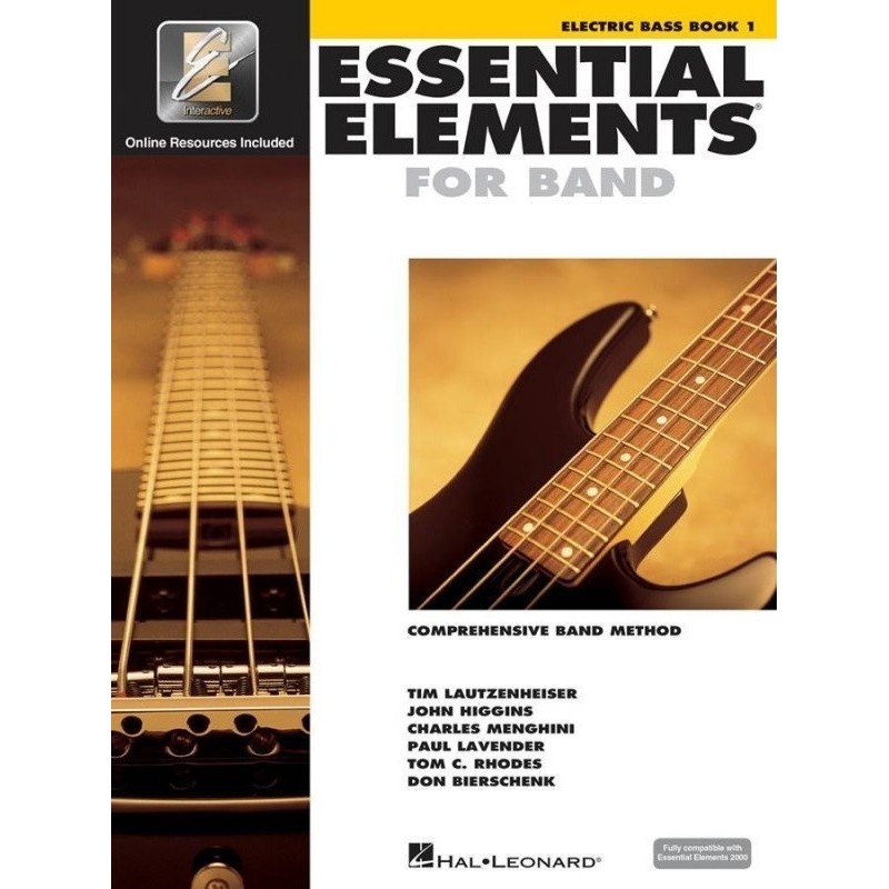 ESSENTIAL ELEMENTS FOR BAND - BOOK 1 - BASS GUITAR + MEDIA ONLINE - vaiconlasigla