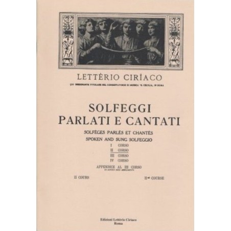 LETTERIO CIRIACO  SOLFEGGI PARLATI E CANTATI II CORSO - vai con la sigla