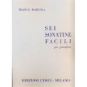 Sei Sonatine Facili per Pianoforte, Franco Margola - vaiconlasigla