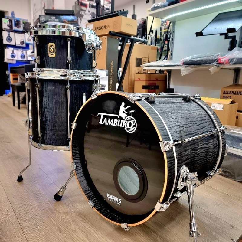 TAMBURO UNIKA 318, black flame - vaiconlasigla