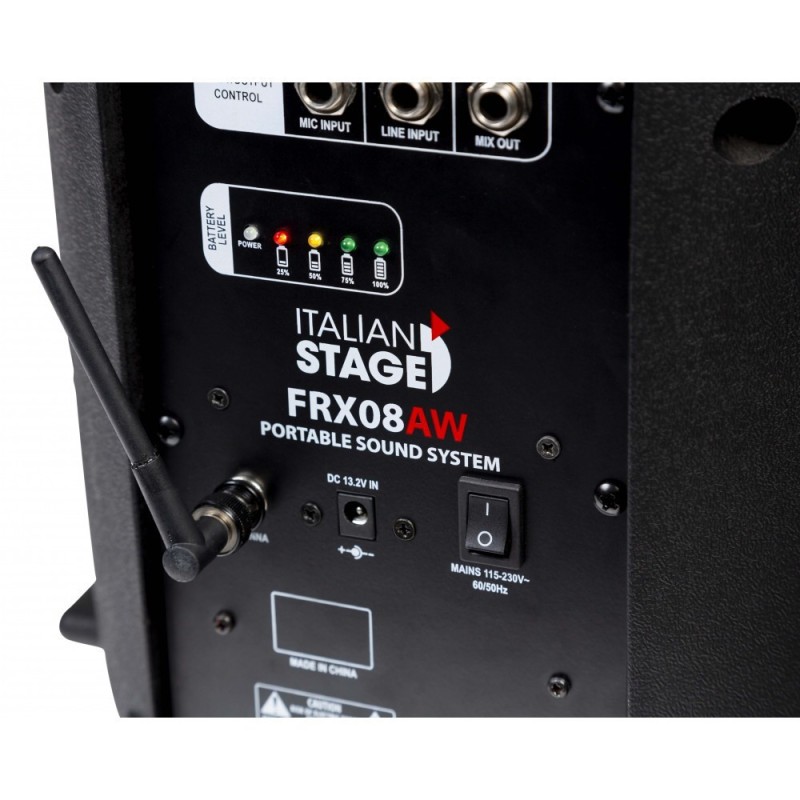 ITALIAN STAGE IS FRX08AW, cassa portatile a batteria - vai con la sigla