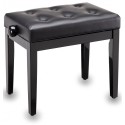 SOUNDSATION SBH-105P-BK Panca  regolabile, nera lucida e sedile chesterfield - vai con la sigla
