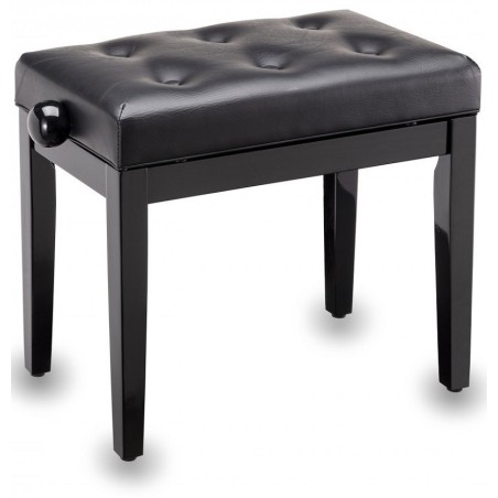 SOUNDSATION SBH-105P-BK Panca  regolabile, nera lucida e sedile chesterfield - vai con la sigla