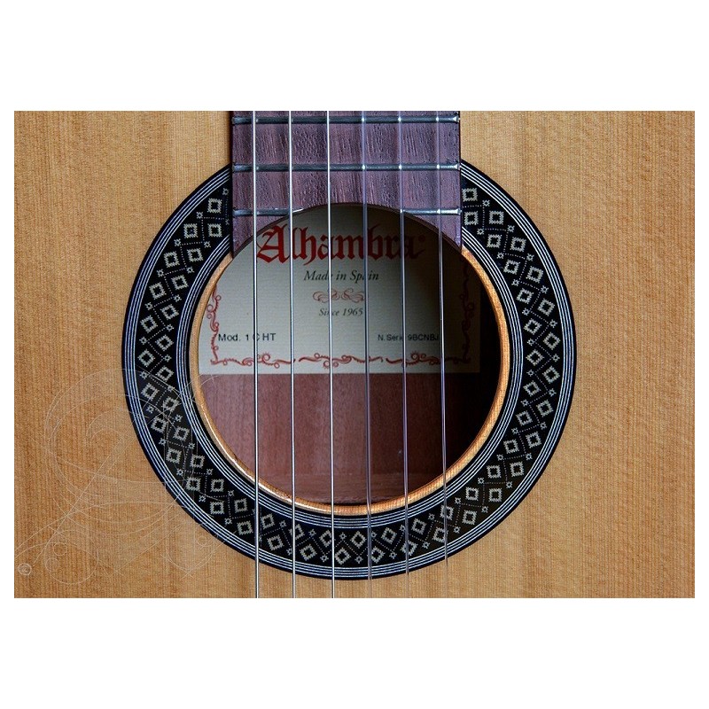 ALHAMBRA 1 C HT (Hybrid Terra) chitarra classica spagnola con custodia - vai con la sigla