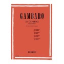 GAMBARO 21 CAPRICCI PER CLARINETTO - vaiconlasigla