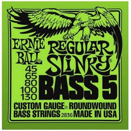 ERNIE BALL 2836 - REGULAR SLINKY BASS 5 corde - vai con la sigla