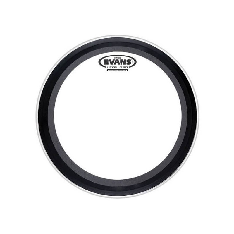 EVANS BD22EMAD2, EMAD2 Clear Bass Batter, trasparente, grancassa, 22 " - vai con la sigla
