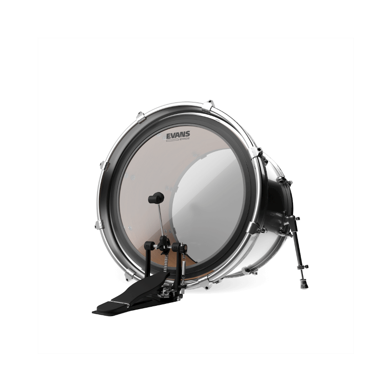 EVANS BD22EMAD2, EMAD2 Clear Bass Batter, trasparente, grancassa, 22 " - vaiconlasigla