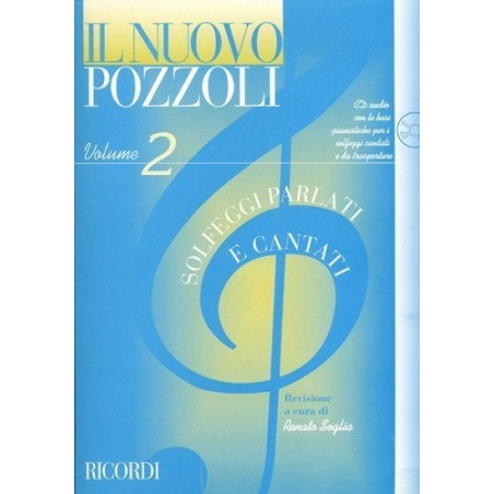 Il Nuovo Pozzoli vol.2 solfeggi parlati e cantati con cd audio - vai con la sigla