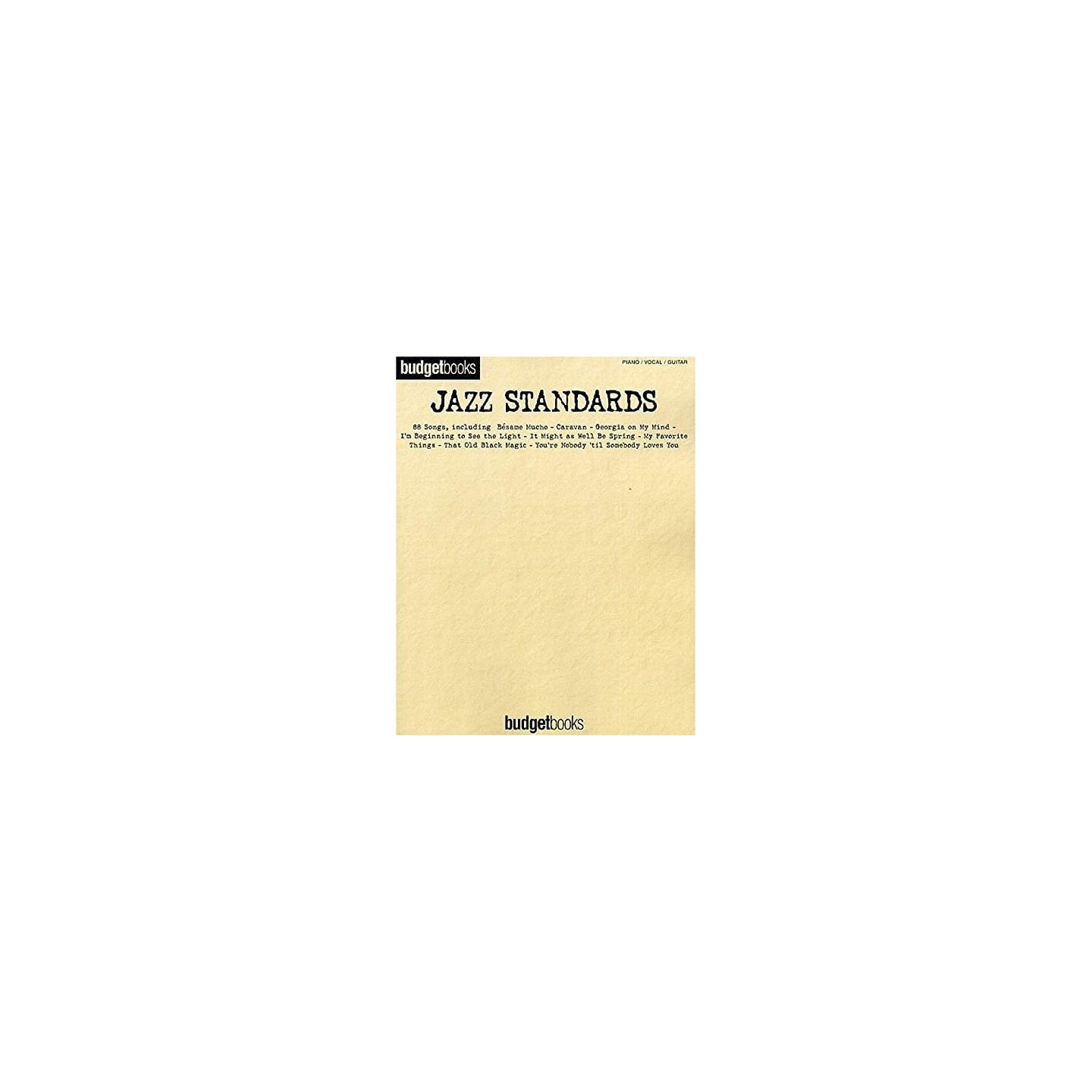 Jazz Standards: Budget Books - vaiconlasigla