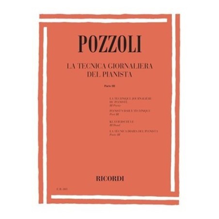 POZZOLI : LA TECNICA GIORNALIERA DEL PIANISTA PARTE III - vaiconlasigla