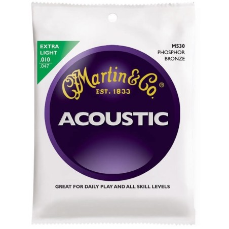 MARTIN MA530 - 92/8 Phosphor Bronze Extra Light 10-47 - vaiconlasigla