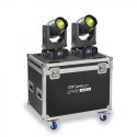 SET 2 TESTE MOBILI CENTOLIGHT SPIRE X23 CON FLIGHT CASE - vai con la sigla